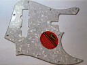 Squier Jazz Bass Pickguard White Pearl 4 String